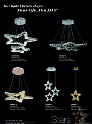 2017 WOL&LEAVES LED Crystal Lamp Catalogue